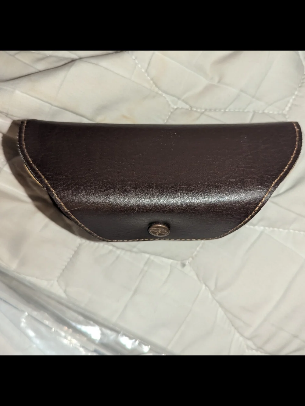 Lucky Brand Leather Sunglasses Case